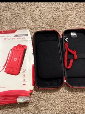 Nintendo Red Protective Travel Case for Nintendo Switch